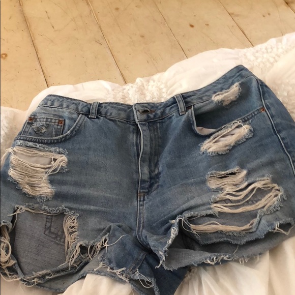 Topshop Pants - top shop jean shorts